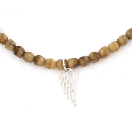 Collier ras du cou Angel Caramel