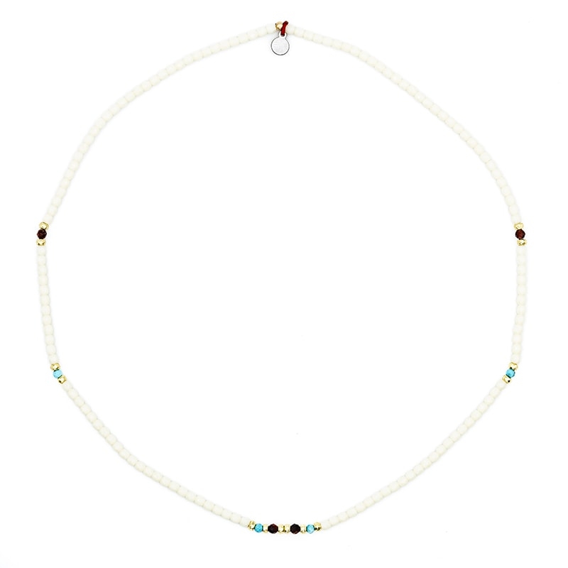 Collier ras du cou Lina - Vanille